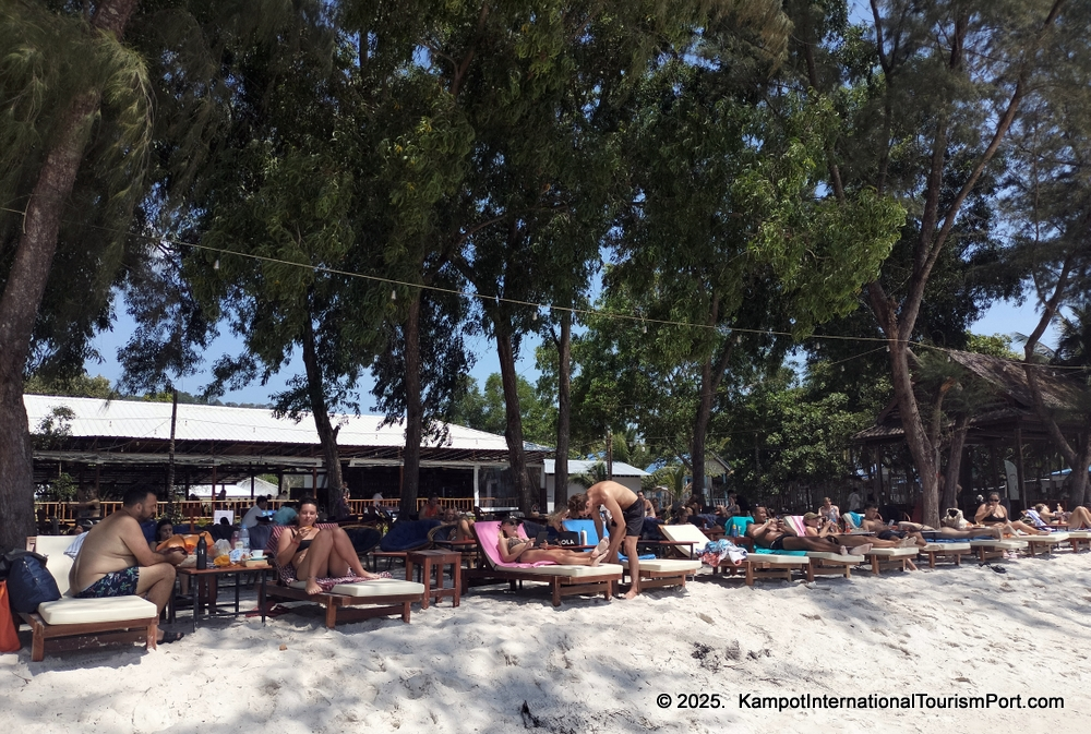 Kampot International Tourism Port in Cambodia. Ferry to Koh Rong and Koh Rong Samloem Islands.