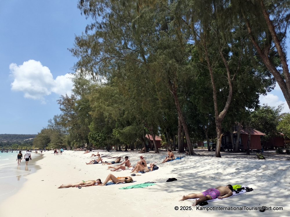 Kampot International Tourism Port in Cambodia. Ferry to Koh Rong and Koh Rong Samloem Islands.