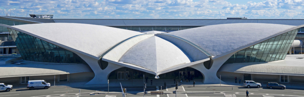 TWA Flight Center in New York. around 1960.