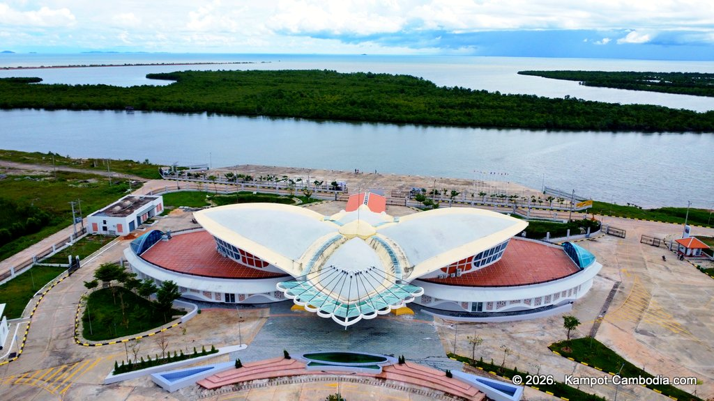 Kampot International Tourism Port in Cambodia.